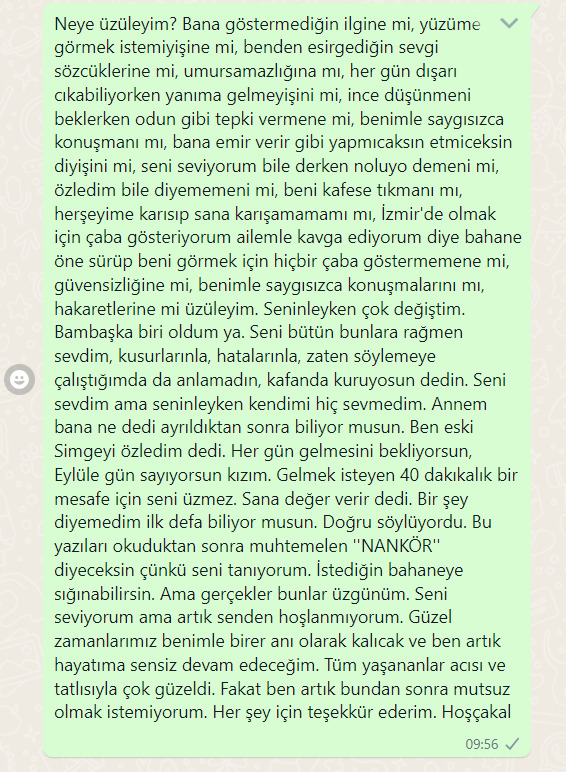 Bu mesaj nasıl?