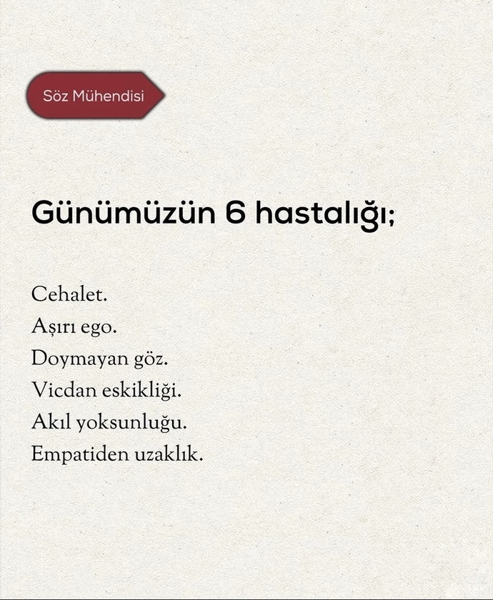 Bu özelliklere katılıyor musunuz?