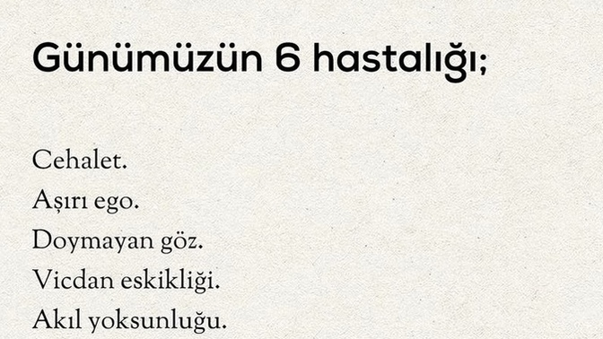Bu özelliklere katılıyor musunuz?