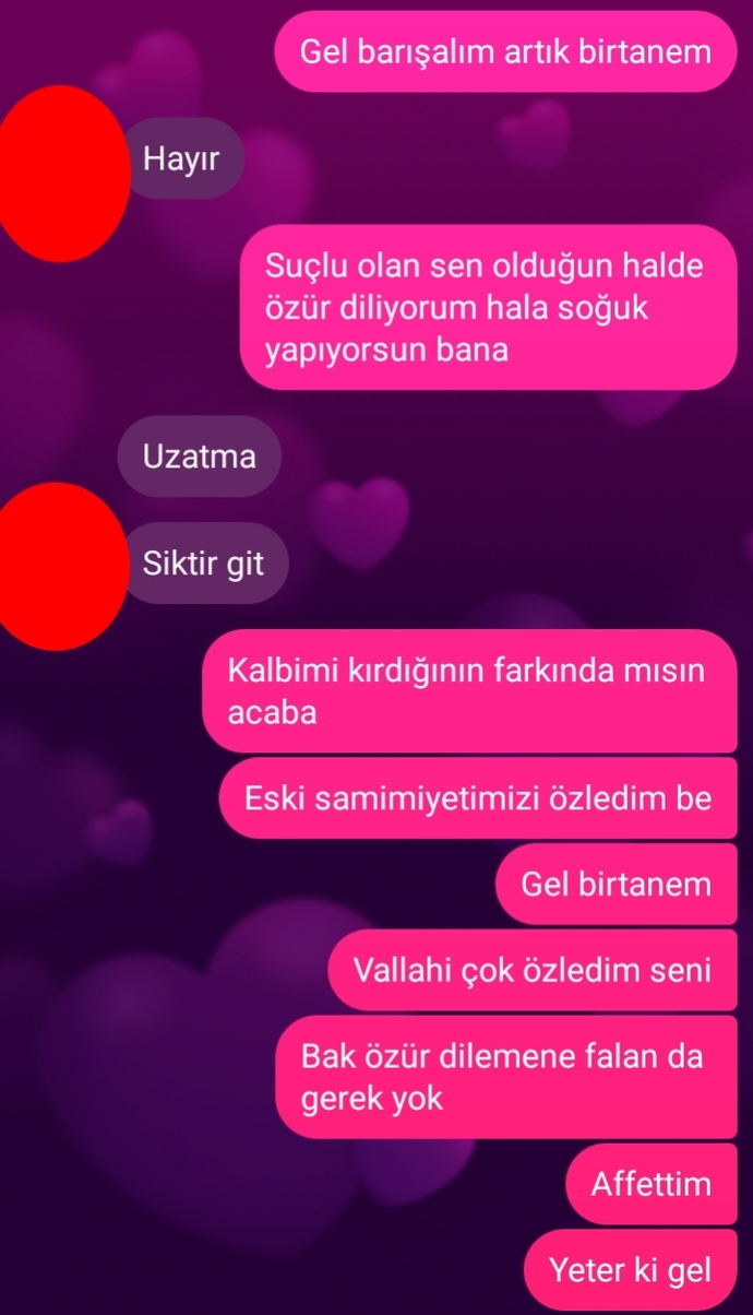 Neden böyle davranıyor bana? Nasıl barışabilirim?