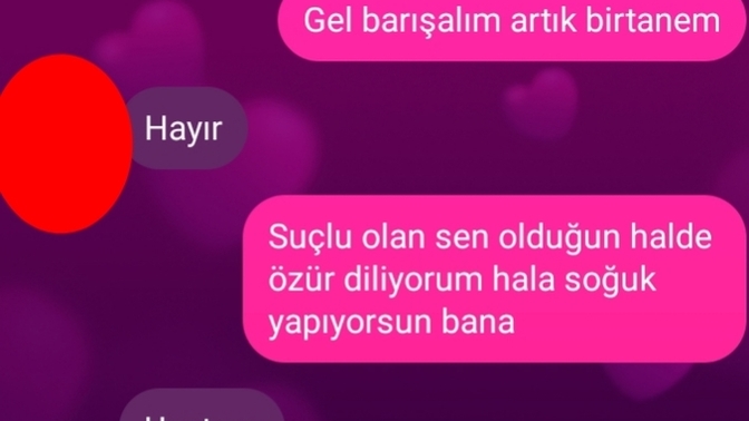 Neden böyle davranıyor bana? Nasıl barışabilirim?