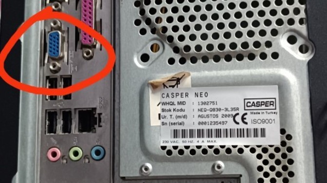 Monitörü hangisine bağlayacağım?