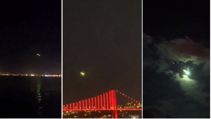 İstanbul semalarında göktaşı düştü? Ufo mu diye soran oldu 🤭? Uzayda bizden başka canlılar var mı?