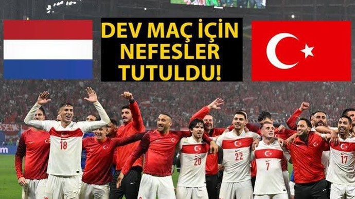 Türkiye - Hollanda maçı için heyecan dorukta maç öncesi futbolcumuza yapılan haksızlık maçın önüne geçti sonuç ne bekliyorsunz?