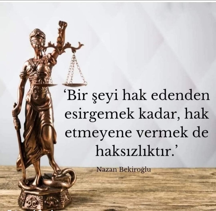 Bir şey yaptığınızda haklıyı ve haksızı ayırt ediyor musunuz?