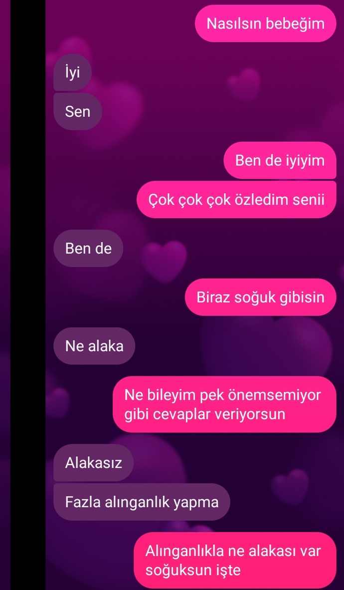Sevgilim çok mu soğuk davranıyor?