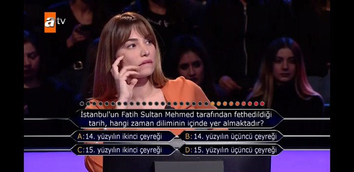 Kim Milyoner Olmak İster Sorusu 2?