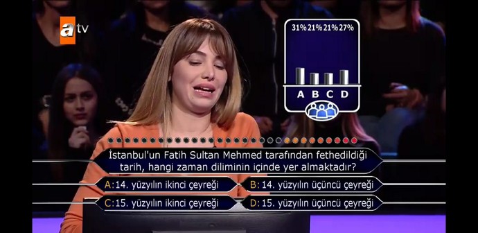 Kim Milyoner Olmak İster Sorusu 2?