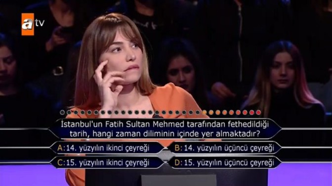 Kim Milyoner Olmak İster Sorusu 2?