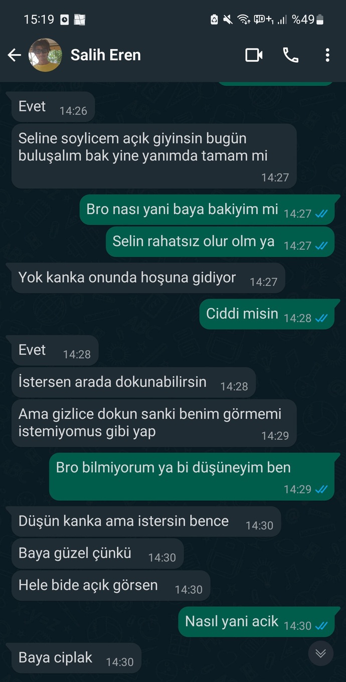 En yakın arkadaşımın yazdığı şeye bakar mısınız?