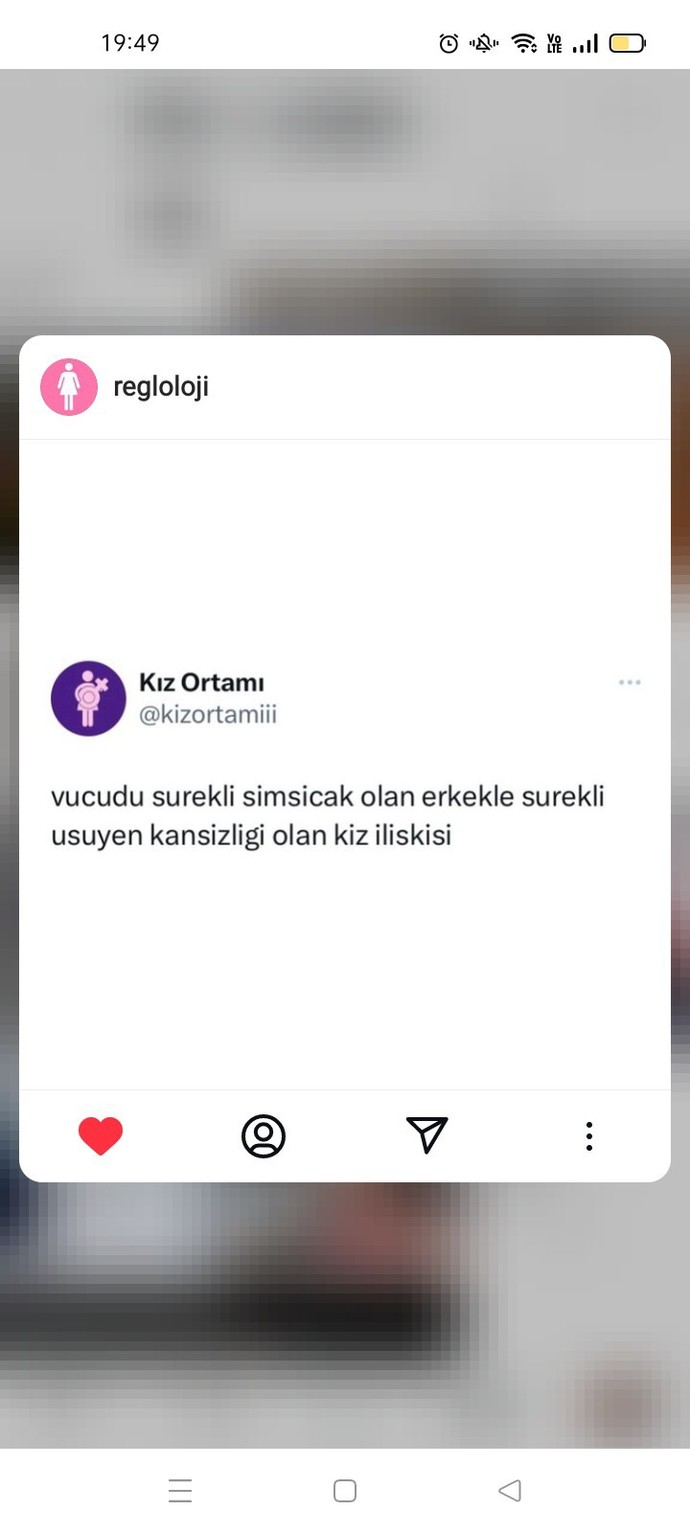 Bu ilişkiden arıyorum mümkün müdür?