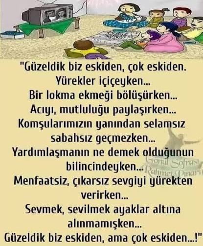 Eski yılları özlüyor musunuz?