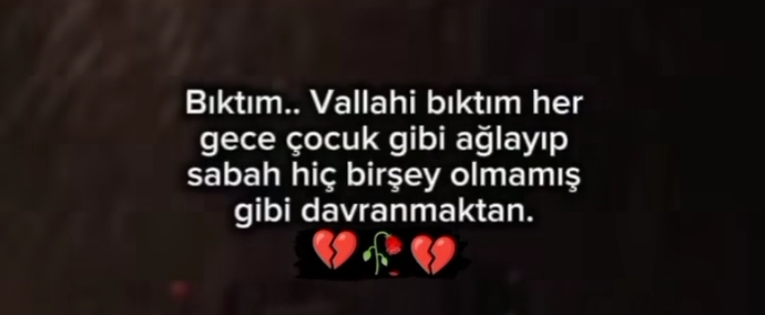 Siz nelerden bıktınız?