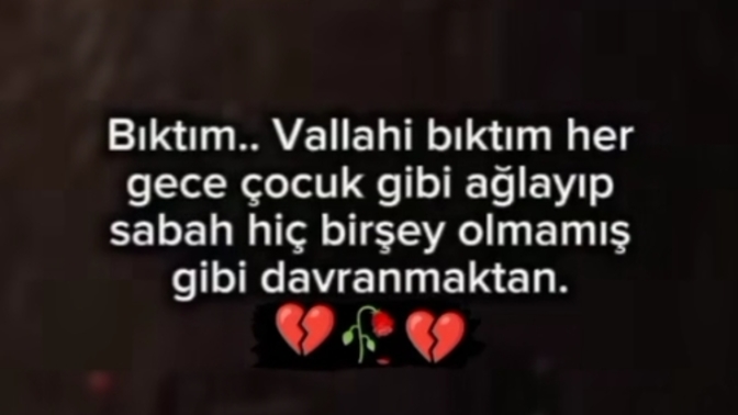 Siz nelerden bıktınız?