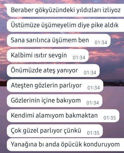 Sevgilim böyle şeyler yazıyor tuhafıma gidiyor komik geliyor normal mi sizce?
