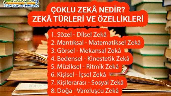 Hangi zeka türünüzün daha çok ön planda olduğunu düşünüyorsunuz?