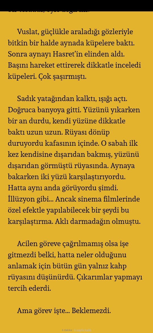 Kitabın 5 ve 11 arası bölümü?