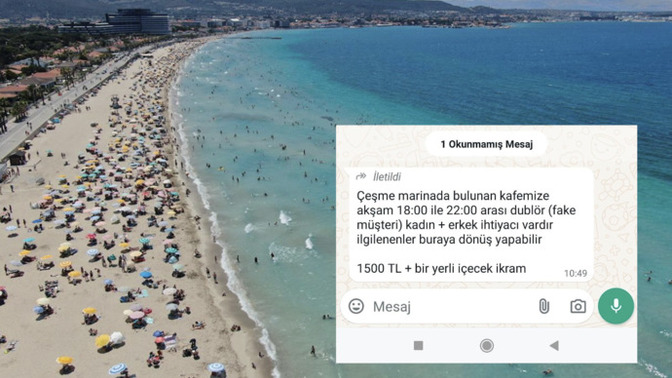 Çeşme'de bir mekan dublör müşteri ilanı yayınladı. Bu kadar pahalı olmasaydı mekanlar yine boş kalır mıydı?