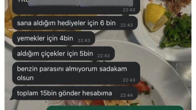 İlişki bitince harcanan masrafların parasını istemek yanlış mı?