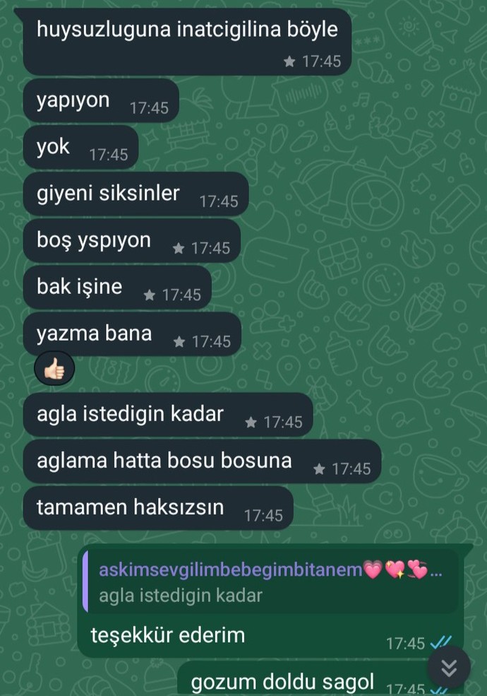 İnsan sevgilisinin agladigini neden onemsemez?