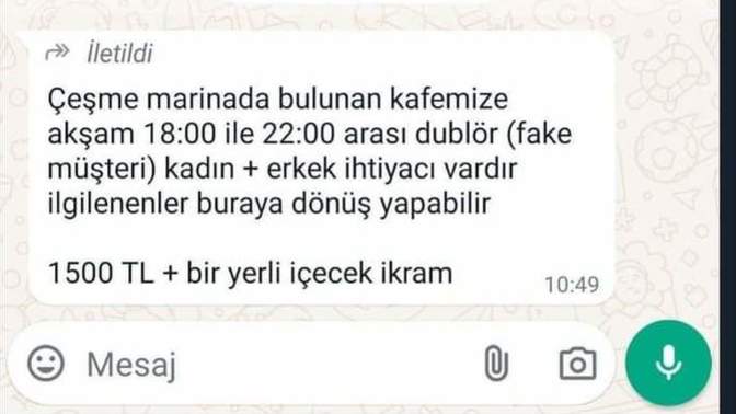 Dublör Müşteri İşi?