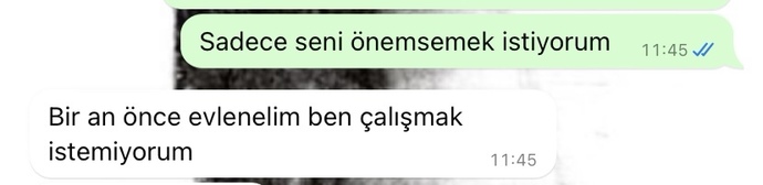 Bu mesaj size ne ifade ederdi?