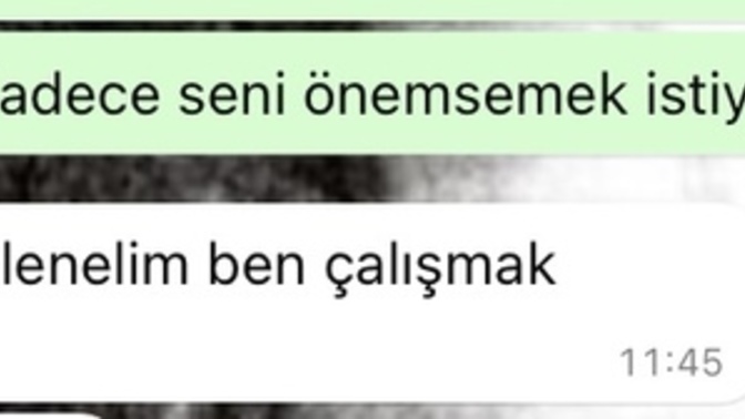Bu mesaj size ne ifade ederdi?