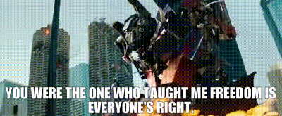 Optimus Prime'ın Sentinel Prime'a Sözü
