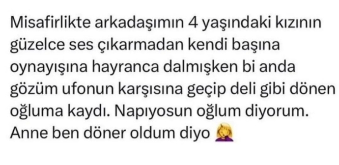 Evinize çocuklu misafir gelir mi?