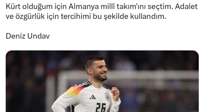 Şanlıurfa'lı olan, Almanya'da futbol oynayan ve ben kürdüm türk değilim diyen Deniz Undav için düşünceleriniz nedir?