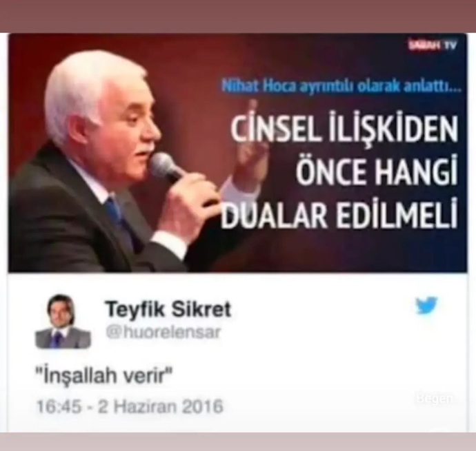 Cinsel iliski öncesi dua edilir mi?
