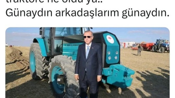 7 TL ile 70 dönüm araziyi kazan süren bu Traktöre ne oldu?