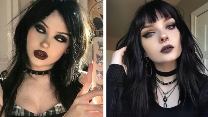 Gotik makyaj sizce itici mi, çekici mi?