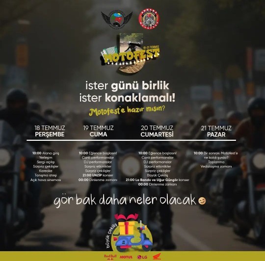 Ankara motofeste kimler katılıyor?