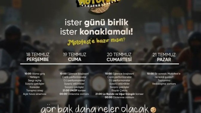Ankara  motofest'e kimler katılıyor?