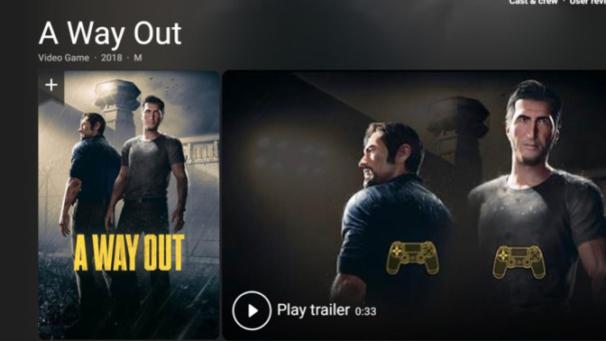 Arkadaşlar a way out oyun partneri arıyorum?
