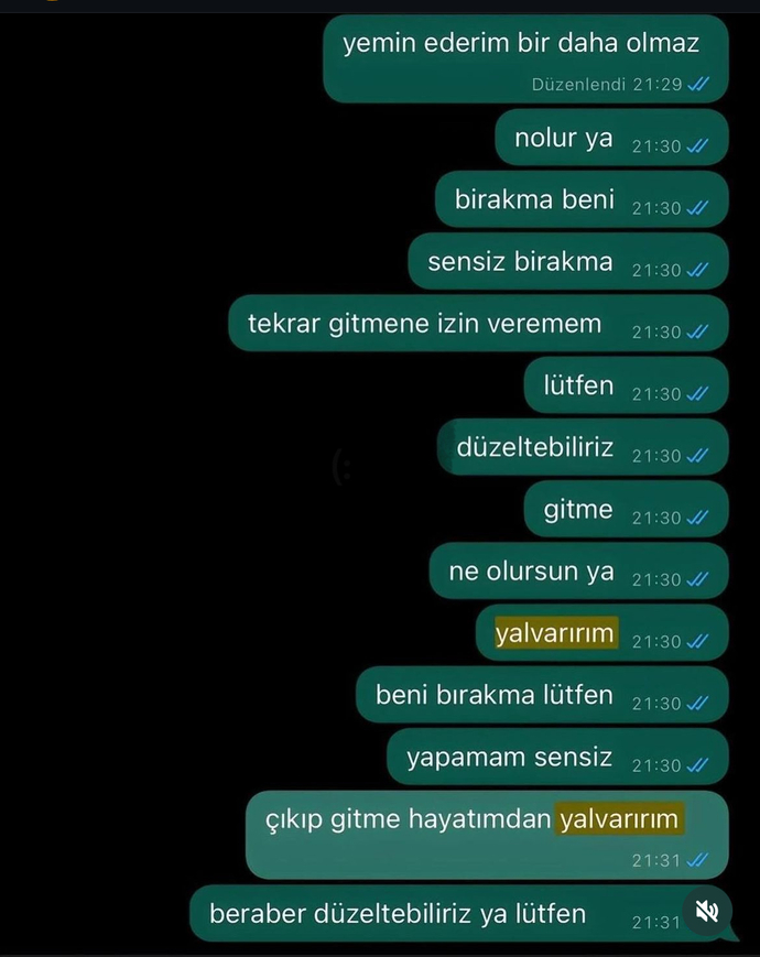 Aşkta korkunuz var mı?