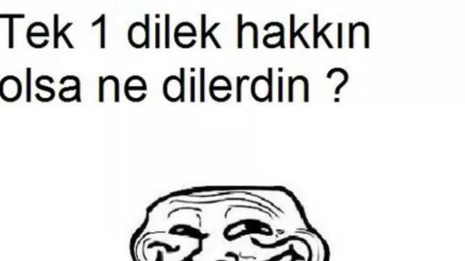 En çok istediğin şey olsa hangisi olur?