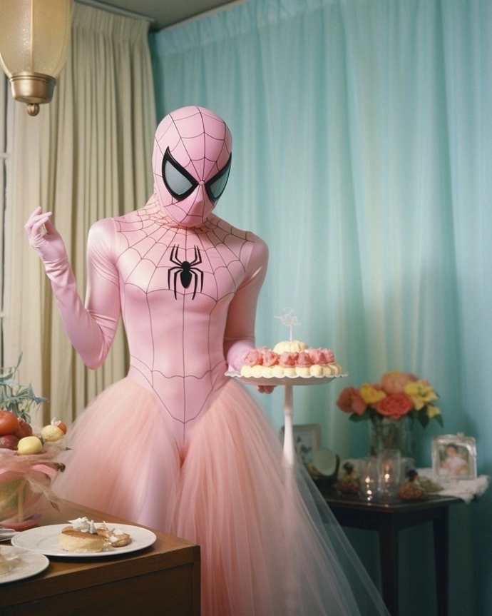 Kızlar, spiderman a ne olmuş böyle 😃 ?