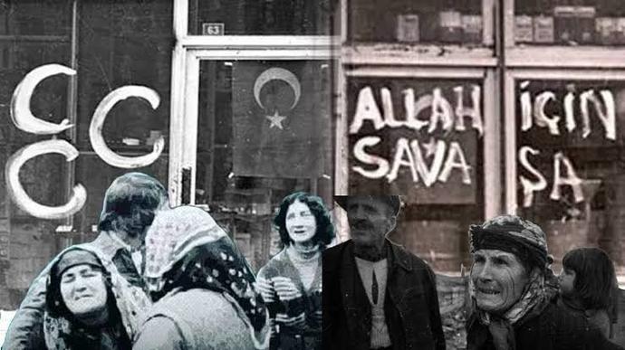 Maraş katliamından bir görüntü