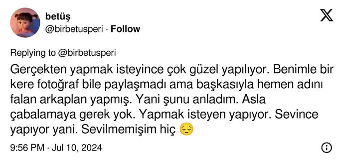 Eski sevgilinizin yeni sevgilisine olan tavırlarını görünce kendinizi hiç sevilmemiş gibi hissettiniz mi?