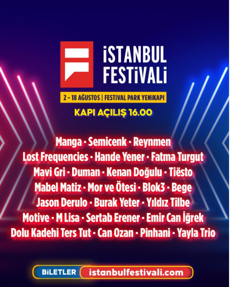 2024 İstanbul Festivalinin biletleri 300 TLden başlayan fiyatlarla satışa çıktı. Festivale gitmeyi düşünüyor musunuz?