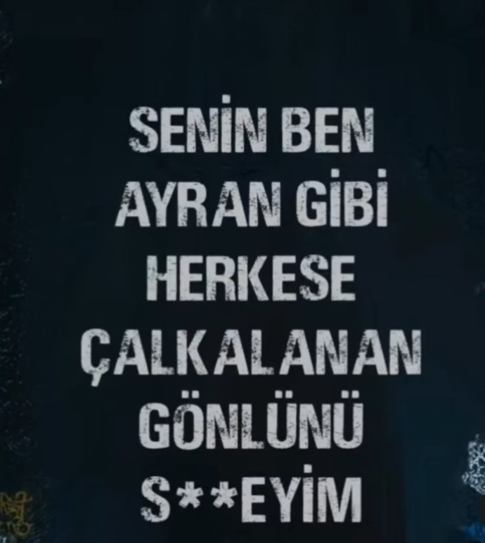 Senin bitti sandığının bitmediği oldu mu hiç?