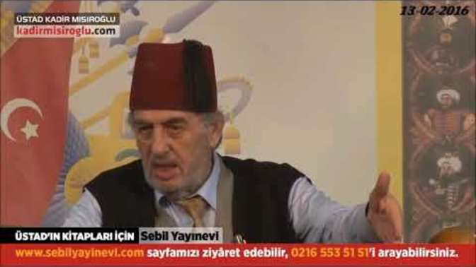 Tarihçi Kadir Mısıroğlu Türkiye için en iyi idarenin meşruti monarşi olduğunu delilleriyle izah ediyor. Seyrettin mi?