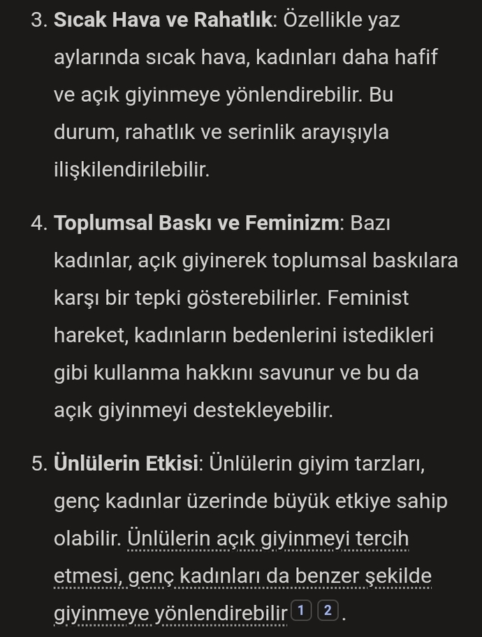 Yapay Zekaya ”Kadınlar neden özgürlük adı altında açık giyiniyorlar?” diye sordum ve bu cevabı verdi! Sizce haklı mı?