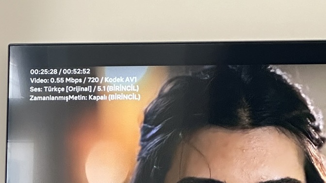 Netflixte yazıları kaldırma?