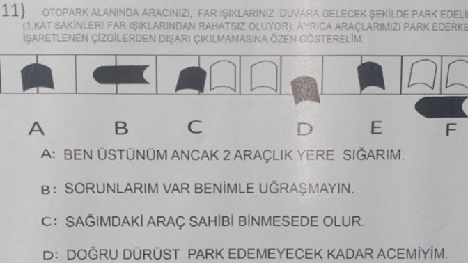Apartmanda park sorunu yaşıyor musunuz?