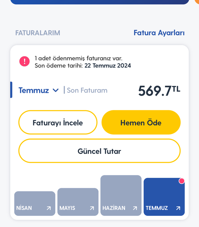 Telefon faturanız ne kadar?