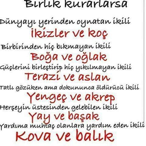 Burçlar birlik kurarsa?