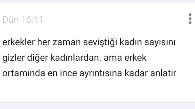 Erkekler özelinizi ortam da anlatıyor musunuz?